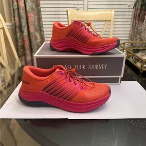 Dansko Women's Orange and Pink Athletic Shoes